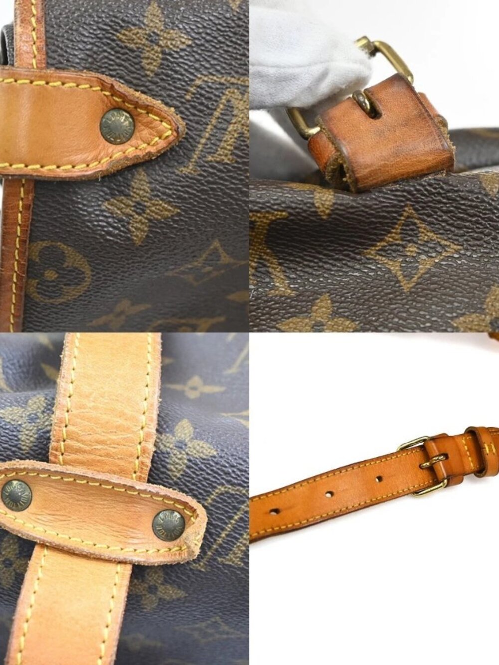 LOUIS VUITTON Saumur 35 Shoulder Bag Monogram Leather BN France M42254 88CA793 - Picture 8 of 16